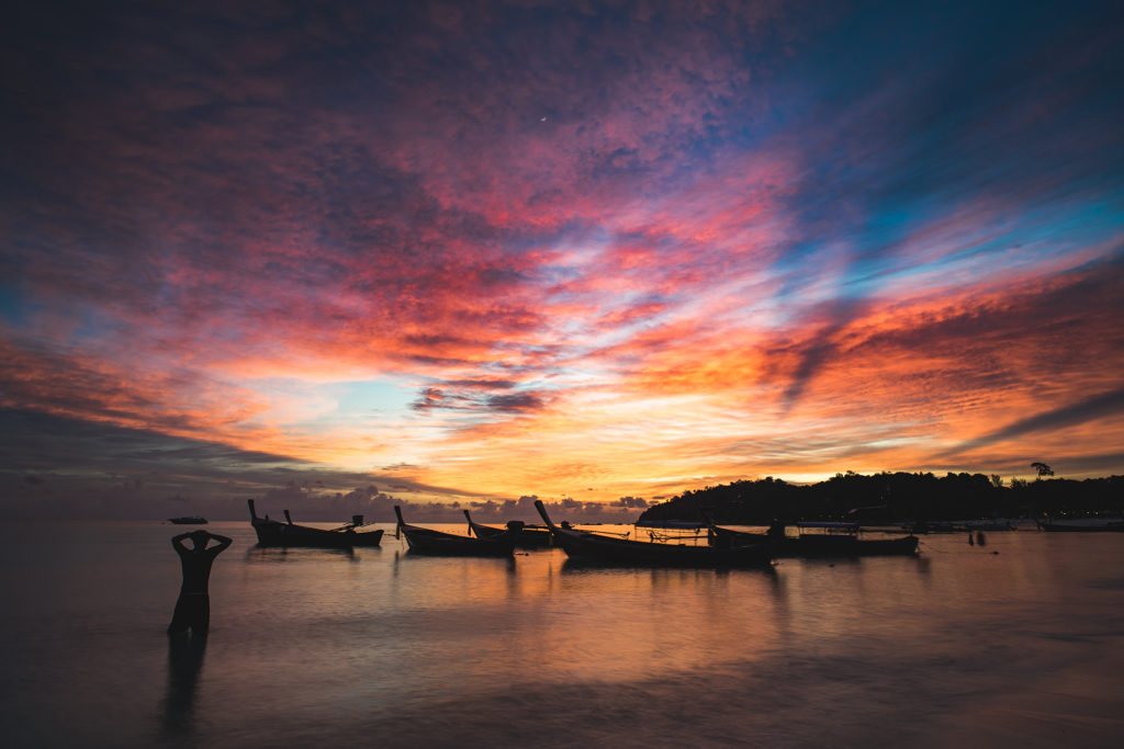 Sunset en Pattaya Beach